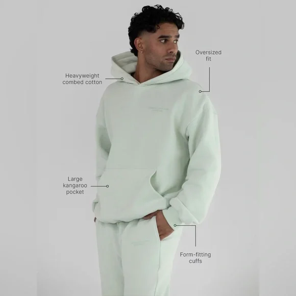 Comfrt Mint Hoodie - Women's Pullover Sweatshirt - Picture 3 of 4